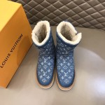 LV Monogram Denim Cosy Boot 1A81FG