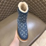 LV Monogram Denim Cosy Boot 1A81FG