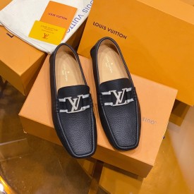 Louis Vuitton Monte Carlo Moccasin Loafers Black