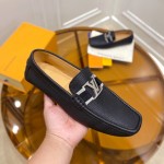 Louis Vuitton Monte Carlo Moccasin Loafers Black