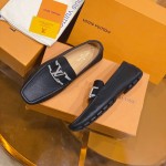 Louis Vuitton Monte Carlo Moccasin Loafers Black