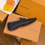 Louis Vuitton Monte Carlo Moccasin Loafers Black