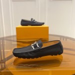 Louis Vuitton Monte Carlo Moccasin Loafers Black