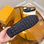 Louis Vuitton Monte Carlo Moccasin Loafers Black