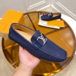 Louis Vuitton Monte Carlo Moccasin Loafers Blue