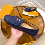 Louis Vuitton Monte Carlo Moccasin Loafers Blue