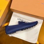 Louis Vuitton Monte Carlo Moccasin Loafers Blue