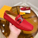 Louis Vuitton Monte Carlo Moccasin Loafers Red