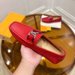 Louis Vuitton Monte Carlo Moccasin Loafers Red