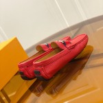 Louis Vuitton Monte Carlo Moccasin Loafers Red