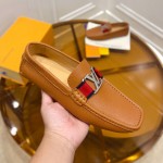 Louis Vuitton Monte Carlo Moccasin Loafers Tan