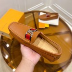 Louis Vuitton Monte Carlo Moccasin Loafers Tan