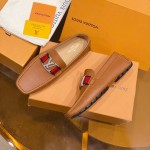 Louis Vuitton Monte Carlo Moccasin Loafers Tan