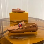 Louis Vuitton Monte Carlo Moccasin Loafers Tan