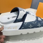 Louis Vuitton x NBA Trainer Mule Blue