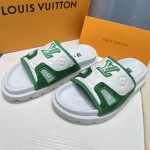 Louis Vuitton x NBA Trainer Mule Green