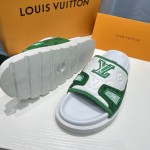 Louis Vuitton x NBA Trainer Mule Green