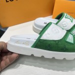 Louis Vuitton x NBA Trainer Mule Green