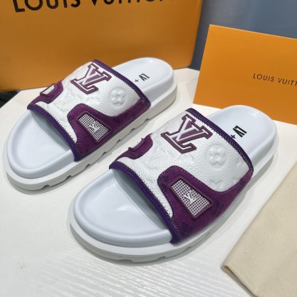 Louis Vuitton x NBA Trainer Mule Purple