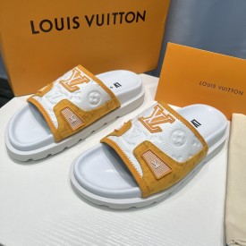 Louis Vuitton x NBA Trainer Mule Yellow