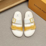 Louis Vuitton LV Trainer Mules Yellow