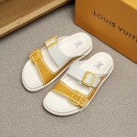 Louis Vuitton LV Trainer Mules Yellow