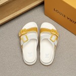 Louis Vuitton LV Trainer Mules Yellow