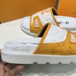 Louis Vuitton x NBA Trainer Mule Yellow