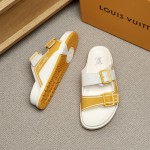 Louis Vuitton LV Trainer Mules Yellow