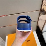 Louis Vuitton LV Trainer Mules Blue