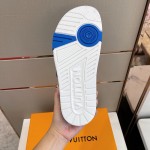 Louis Vuitton LV Trainer Mules Blue