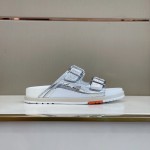 Louis Vuitton LV Trainer Mules Silver