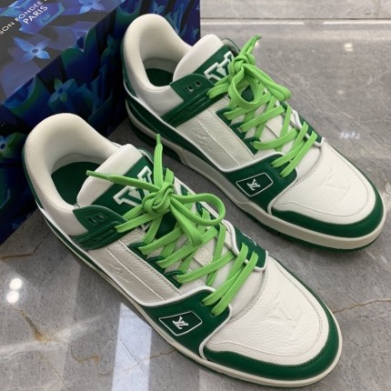 LV Trainer Sneaker Green 1A8128