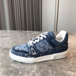 LV Monogram Denim Trainer Sneakers 1A7S51