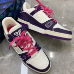 LV Trainer Sneaker Purple 1A8138