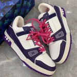 LV Trainer Sneaker Purple 1A8138