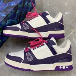 LV Trainer Sneaker Purple 1A8138