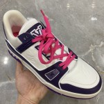 LV Trainer Sneaker Purple 1A8138