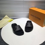 LV Monogram Rubber Waterfront Mule Sandals