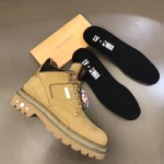 LV x NBA Oberkampf Ankle Boot Beige