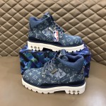 LV x NBA Oberkampf Ankle Boot Denim