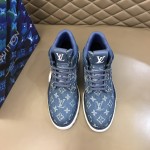 LV x NBA Oberkampf Ankle Boot Denim