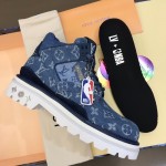 LV x NBA Oberkampf Ankle Boot Denim