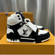 Replica LV High Top Trainer Sneaker Black