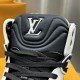 Replica LV High Top Trainer Sneaker Black