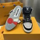 Replica LV High Top Trainer Sneaker Grey