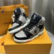 Replica LV High Top Trainer Sneaker Grey