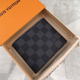 Replica LV damier graphite multiple wallet