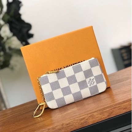 LV Damier Azur Key Pouch N62659