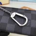 LV Damier Graphite Key Pouch N60155